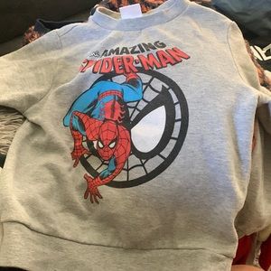 Kids spider man sweatshirt